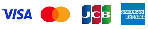 VISA マスターカード JCB アメリカンエクスプレス